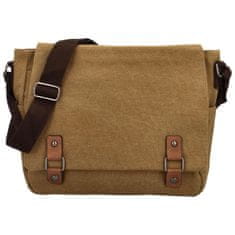 Turbo Bags Stylová textilní crossbody taška Dimitros, camel