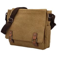 Turbo Bags Stylová textilní crossbody taška Dimitros, camel