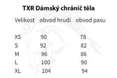 TXR Dámský chránič těla Lisa černo-fialový XS