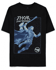 Tričko dámské Thor: Love and Thunder - Blue Thor Oversized (velikost M)