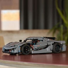 LEGO Technic 42173 Šedé hyperauto Koenigsegg Jesko Absolut