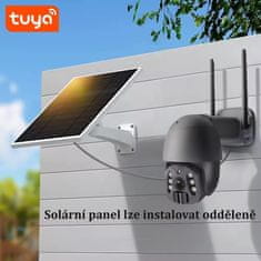 Tuya WiFi solární Kamera PST-SQ-WF 3Mpx, 4x baterie Tuya Smart 