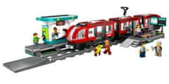 LEGO City 60423 Tramvaj a zastávka v centru města