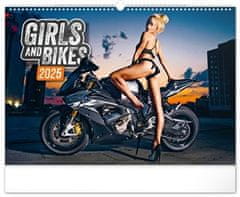 Nástěnný kalendář Girls &amp; Bikes 2025
