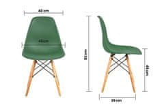 Aga Jídelní židle Zelená