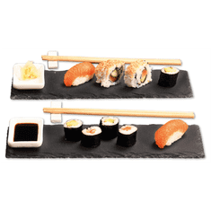 Kesper Sushi set 8 ks, břidlice