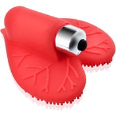 XSARA Erotické srdíčko, stimulátor klitorisu s dráždícími výčnělky - 74199752