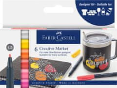 Faber-Castell Kreativní popisovače set 6 barev, summer breeze