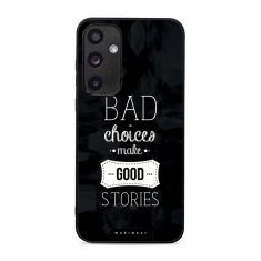 Mobiwear Prémiový lesklý kryt Glossy - Samsung Galaxy A55 5G - G071G Good stories