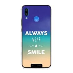 Mobiwear Prémiový lesklý kryt Glossy - Huawei Nova 3 - G074G Smile