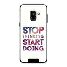 Mobiwear Prémiový lesklý kryt Glossy - Samsung Galaxy A8 2018 - G078G Start doing