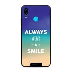 Mobiwear Prémiový lesklý kryt Glossy - Huawei P20 Lite - G074G Smile