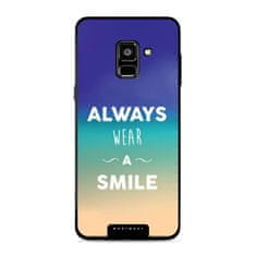 Mobiwear Prémiový lesklý kryt Glossy - Samsung Galaxy A8 2018 - G074G Smile