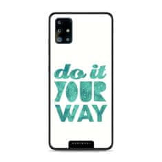 Mobiwear Prémiový lesklý kryt Glossy - Samsung Galaxy A51 - G080G Do it your way