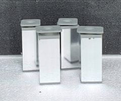 Deftrans Koupelnová skříňka bílá s umyvadlem 40x84 cm stojící s chromovou baterií Mea