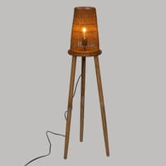 Atmosphera Stojací lampa AJMAL s přírozeným pletením, 127 cm