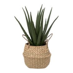 Atmosphera Umělá rostlina ALOE v košíku, 37 cm