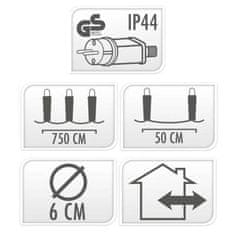 ProGarden Světelný řetěz se žárovkami, 10 LED