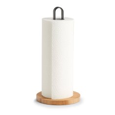 Zeller Stojan na papírové ručníky s bambusovým táckem, ? 15 x 31,5 cm
