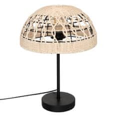 Atmosphera Stolní lampa RORY, pletené stínítko, výška 41,5 cm