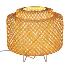 Atmosphera Stolní lampa LIBY, bambusová, ? 25 cm, béžová barva