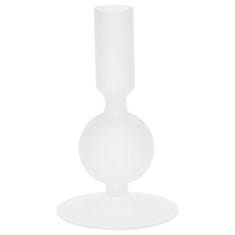 Home&Styling Skleněný svícen na stojanu, 14 cm