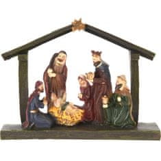 Home&Styling Vánoční Betlém s betlémskou hvězdou 21 x 15,5 cm barva vícebarevná