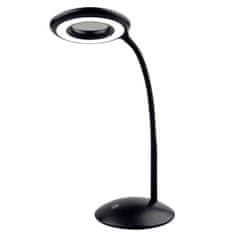 Maximex Stolní lampa LED s lupou, ? 14,8 cm, černá