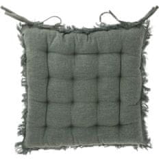 Home&Styling Sedací prošívaný polštář SLIM, bavlna, vázání, 40 x 40 cm
