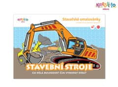 Kresli.to Stavařské omalovánky - Stavební stroje