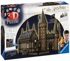 Ravensburger Harry Potter: Bradavický hrad - Velká síň (Noční edice) 540 dílků