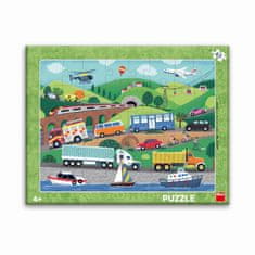 Dino DOPRAVNÍ PROSTŘEDKY 40 deskové Puzzle