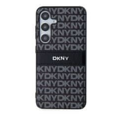 DKNY hard kryt na Samsung Galaxy S24 5G Repeat Pattern Tonal Stripe Černý