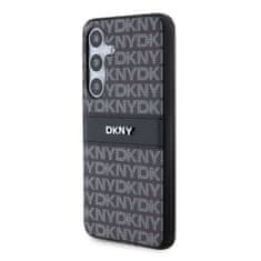 DKNY hard kryt na Samsung Galaxy S24 5G Repeat Pattern Tonal Stripe Černý