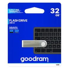 GoodRam Flash disk UUN2 32GB USB 2.0 stříbrný