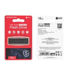 Borofone Flash disk BUD4 USB 3.0 16GB černý