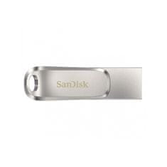 SanDisk Flash disk Ultra Dual Drive Luxe 64GB USB-C 3.1 stříbrný