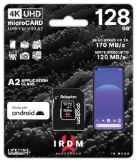 GoodRam Paměťová karta IRDM 128GBUHS I U3 V30 A2