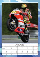 OEM Kalendář 2023: Valentino Rossi (A3 29,7 x 42 cm)