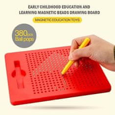 CAB Toys Magnetická křelící tabulka červená