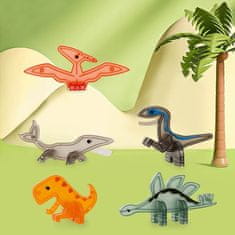 Magnetic Tiles Magnetická stavebnice Dinosaur sada 62ks – Magnetic Tiles