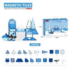 Magnetic Tiles Magnetická stavebnice Ocean sada 25ks – Magnetic Tiles