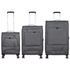 MONOPOL Sada kufrů Cordoba Grey 3-set