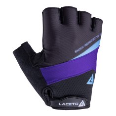 Laceto Cyklistické rukavice PACE Black-Purple