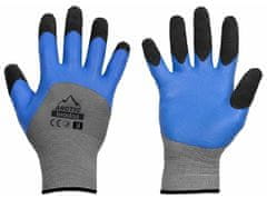 Ravi Ochranné pracovní rukavice velikost 8 modré latexové zahradní rukavice