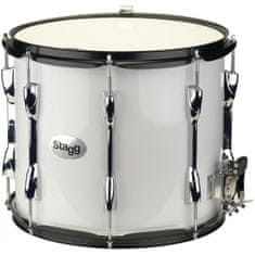 Stagg MASD-1412, pochodový buben rytmický 14" x 12", bílý