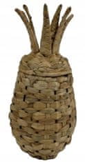 Koopman Ananasová ozdoba 35 cm pletená dekorativní figurka