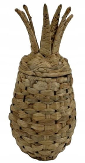 Koopman Ananasová ozdoba 35 cm pletená dekorativní figurka