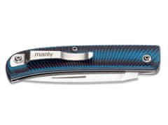 Manly 01ML004 Comrade Black/Blue kapesní nůž 8,9 cm, černo-modrá, G10