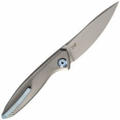 KUBEY KB2103A Pike kapesní nůž 7,3 cm, šedá, titan